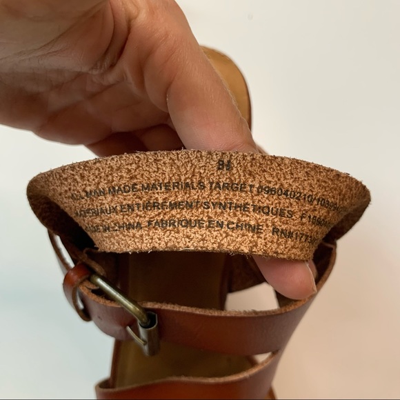 Mossimo Supply Co. Women’s Strappy Wedge Sandals, Size 8.5 - Picture 7 of 7